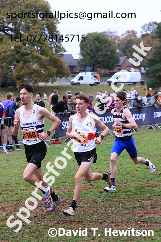 Senior Mens 2024 National Cross Country Relays, Berry Hill Park, Mansfield.   Photo: David T. Hewitson/Sports for All Pics